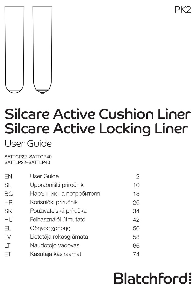 Blatchford Silcare Active SATTCP22 User manual