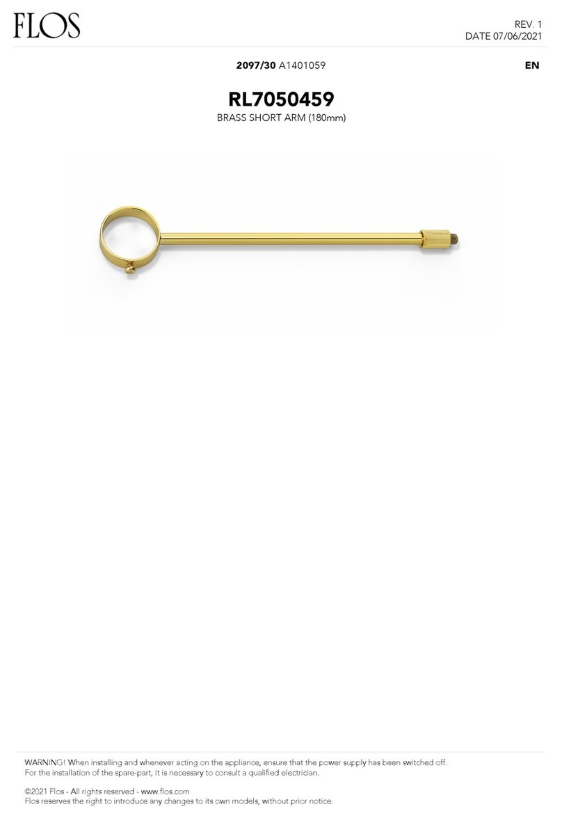 FLOS RL7050459 User manual