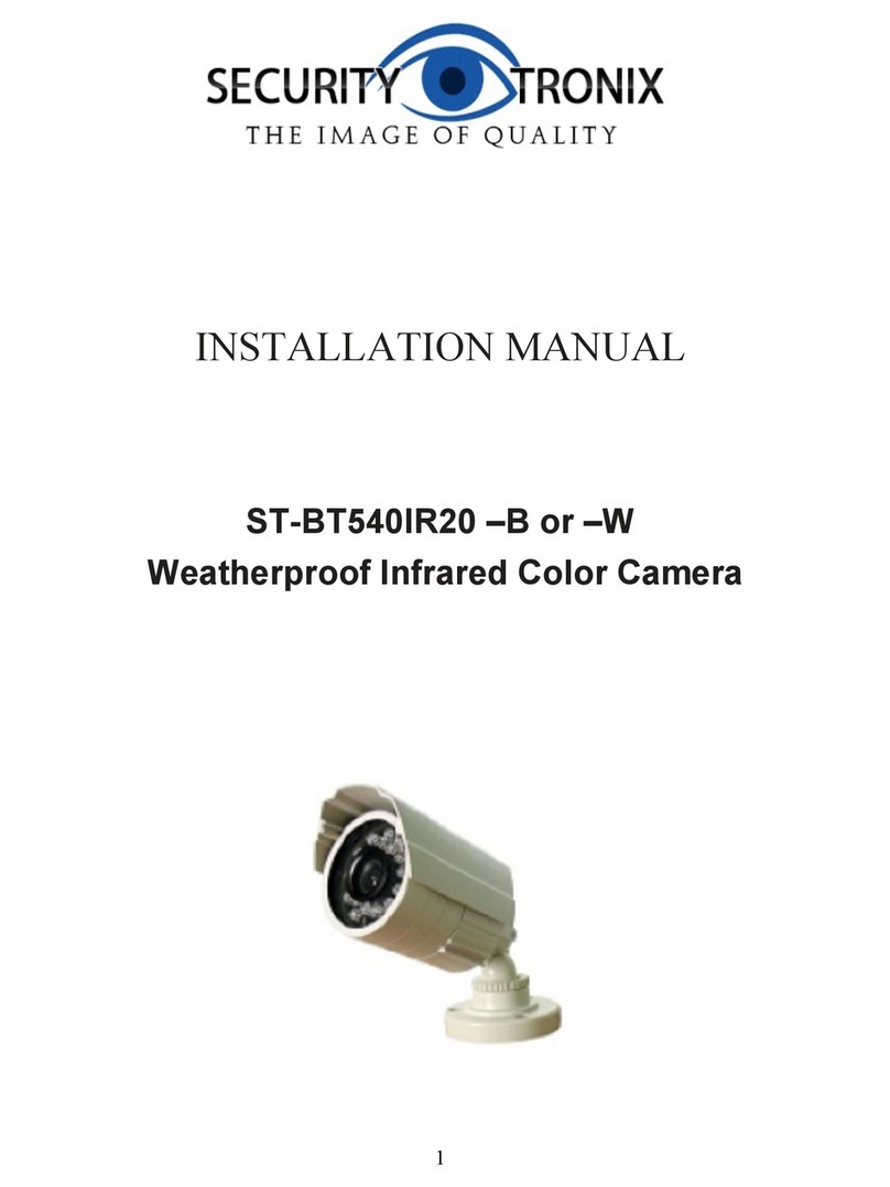 Securitytronix ST-BT540IR20-B installation manual Securitytronix ST-BT540IR20-B installation manual