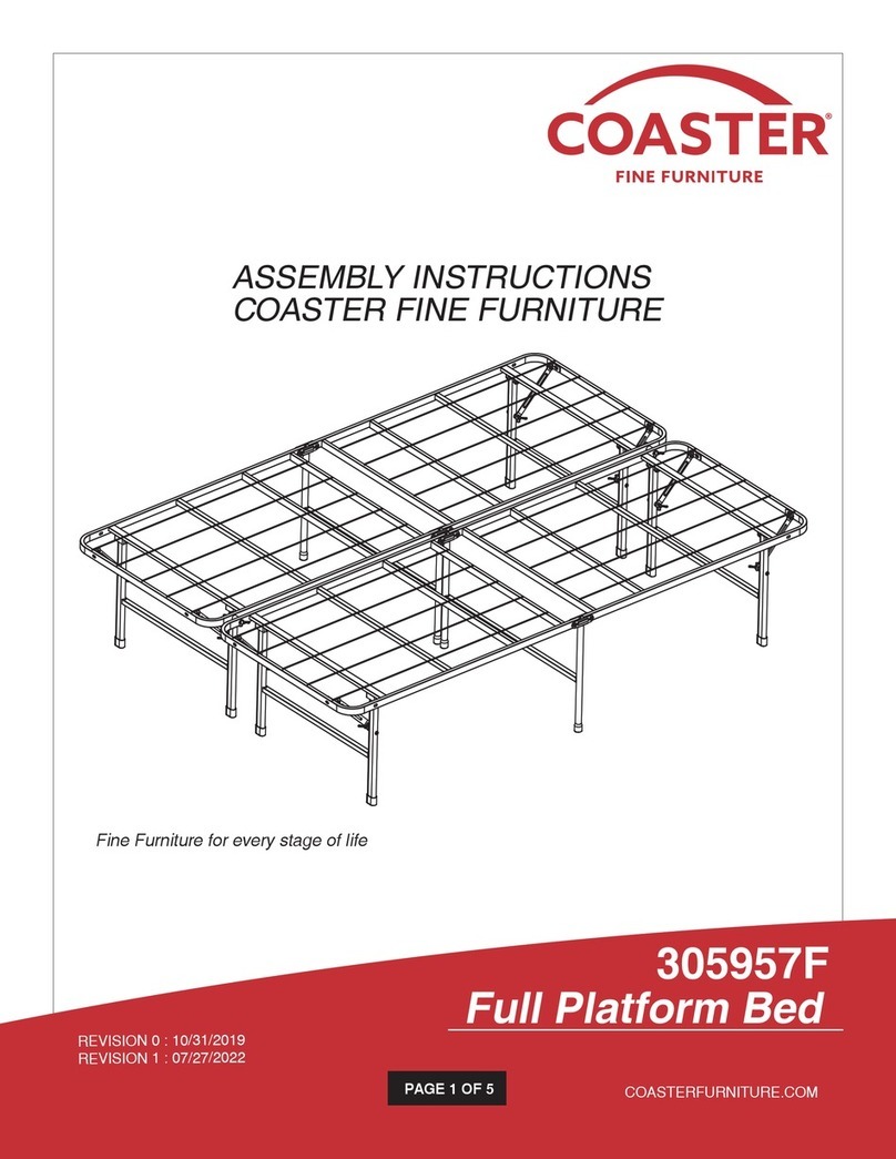 Coaster 305957F Assembly instructions