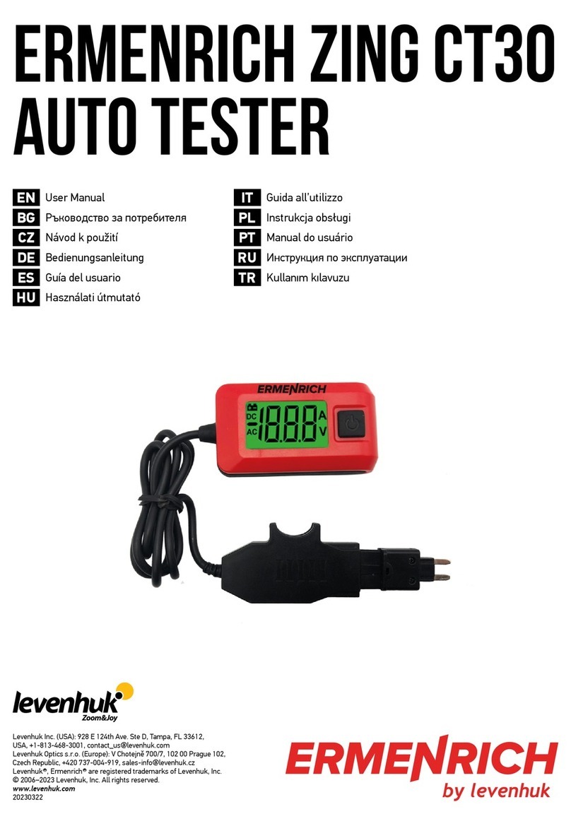 Levenhuk Ermenrich Zing CT30 User manual
