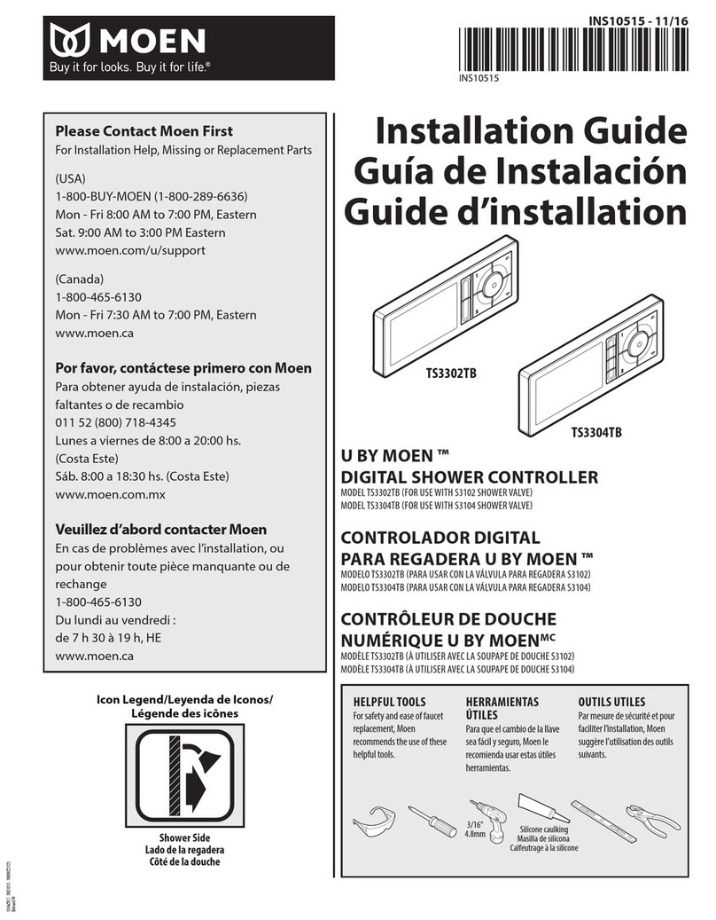 Moen TS3302TB installation guide