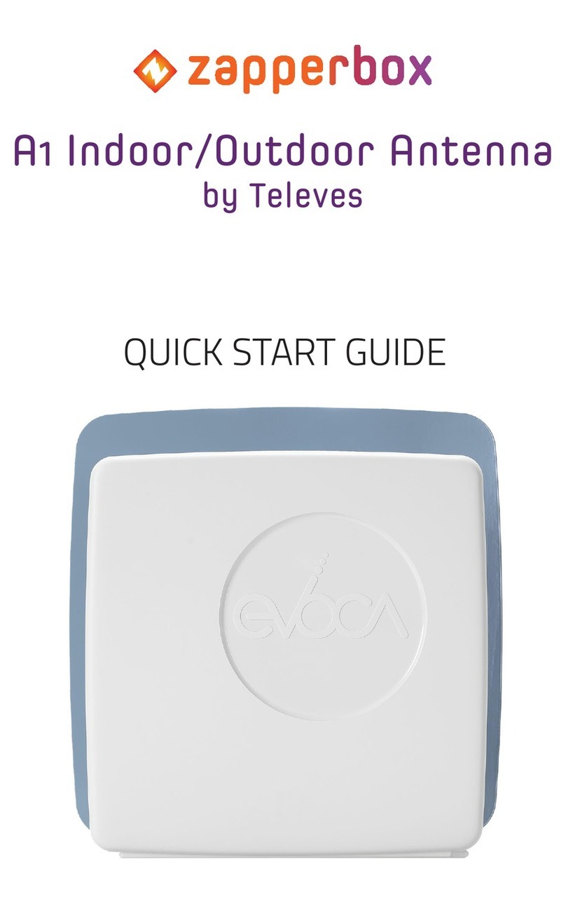 Televes ZapperBox A1 quick start guide Televes ZapperBox A1 quick start guide