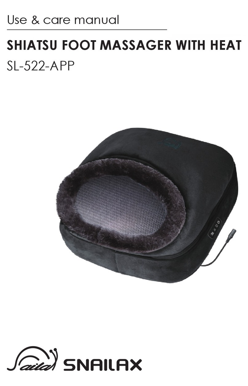Snailax SHIATSU SL-522-APP Use & care manual