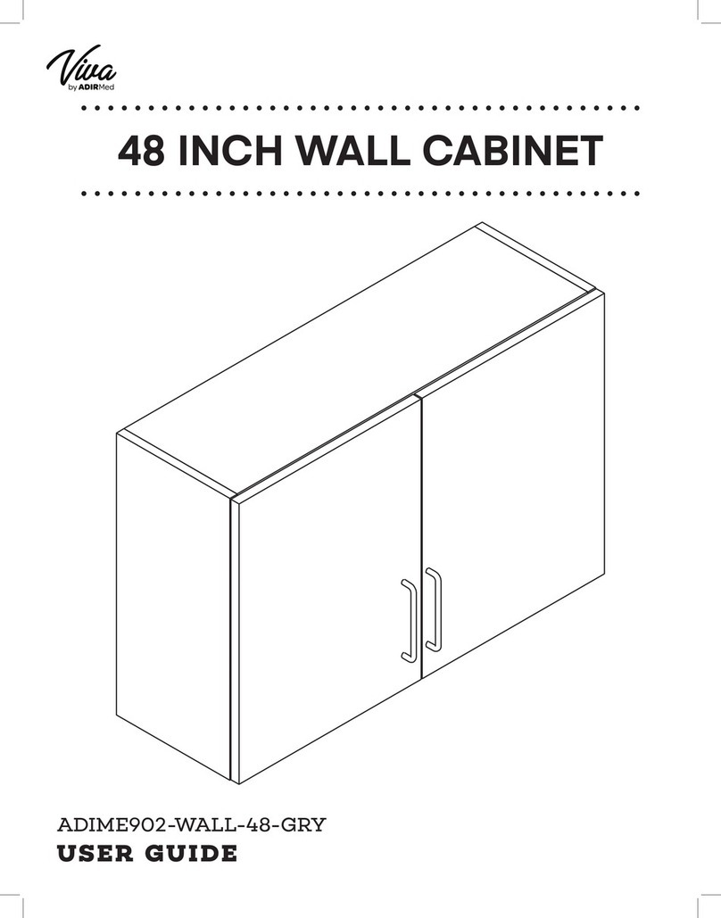 ADIRmed Viva ADIME902-WALL-48-GRY User manual