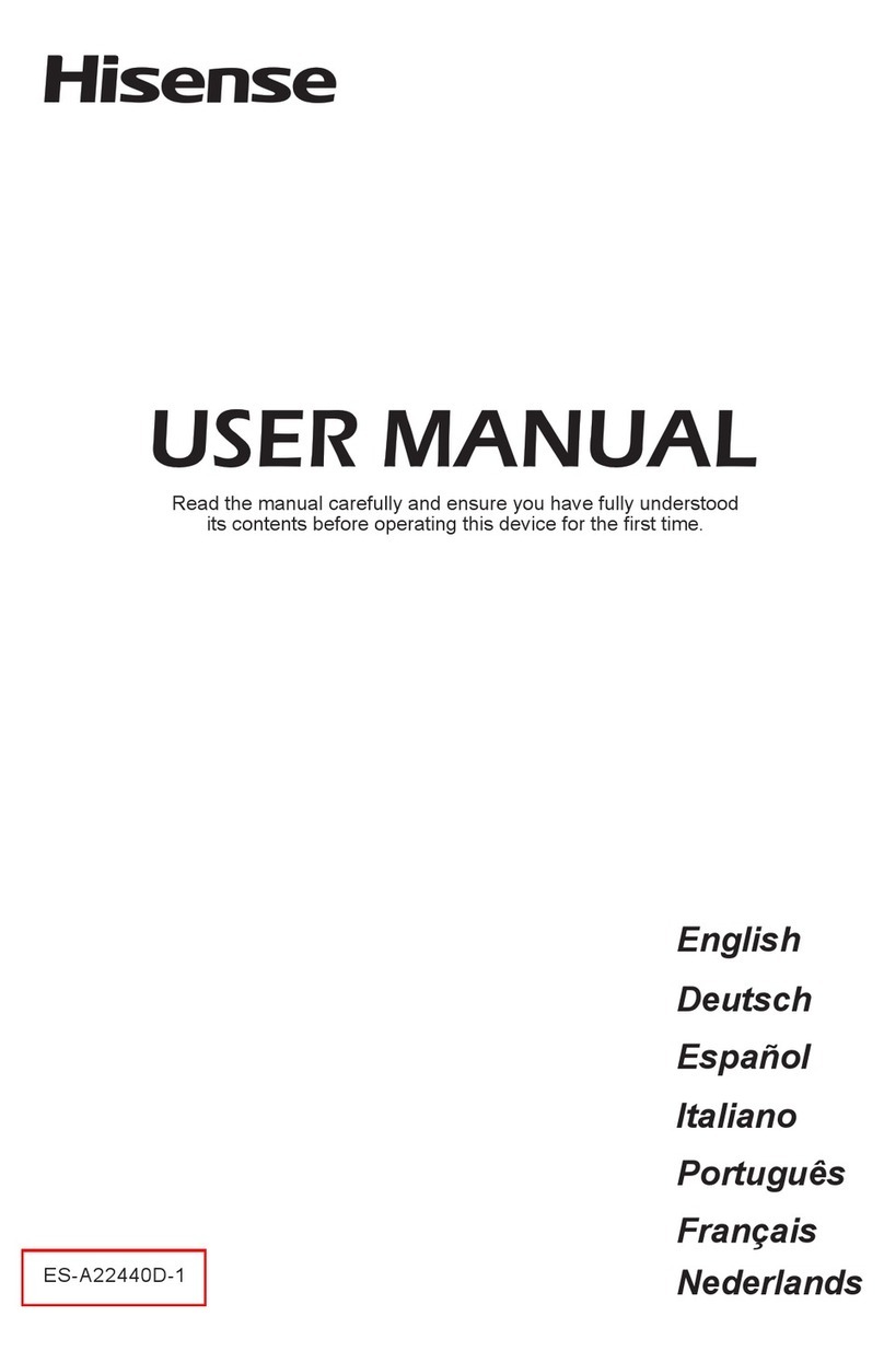 Hisense 58A6BG User manual