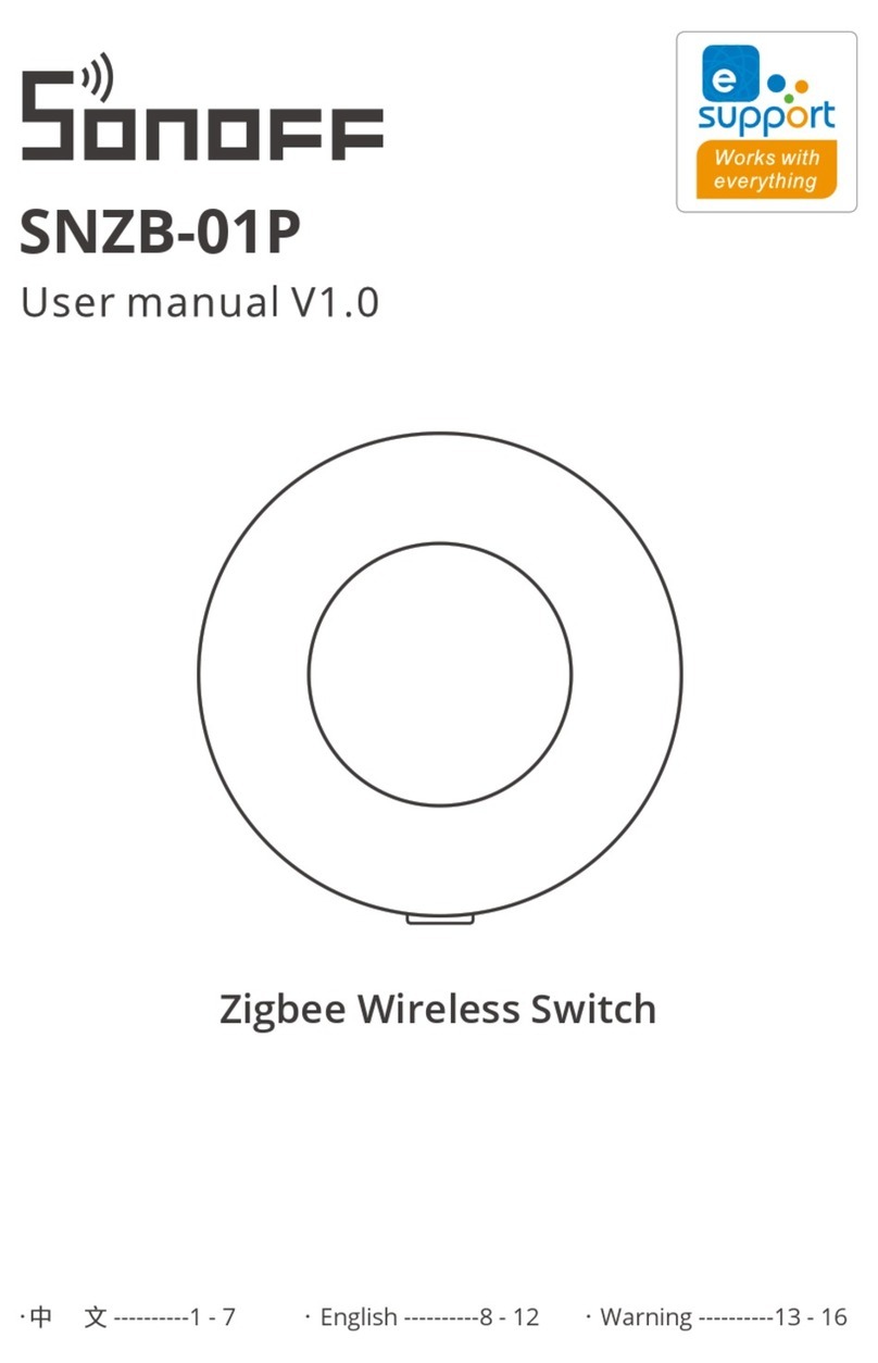 Sonoff SNZB-01P user manual
