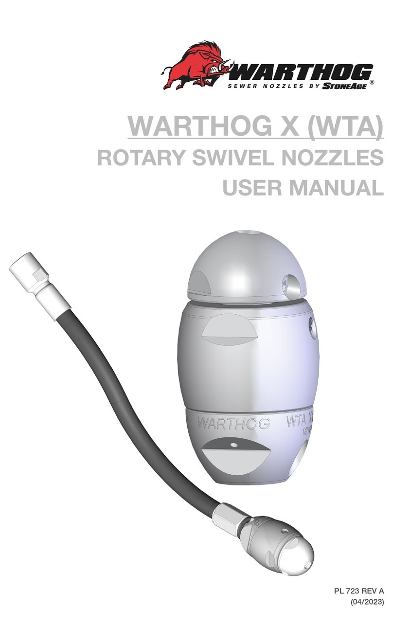 StoneAge WARTHOG X Series user manual StoneAge WARTHOG X Series user manual