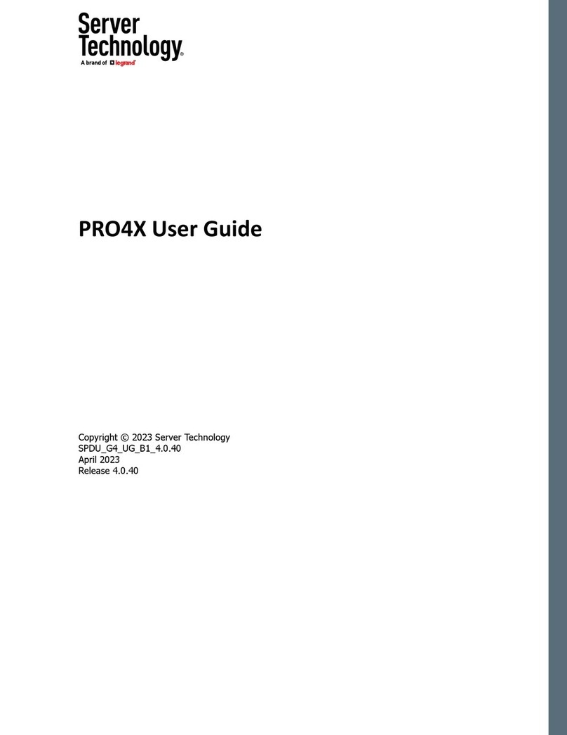 LEGRAND Server Technology PRO4X User manual