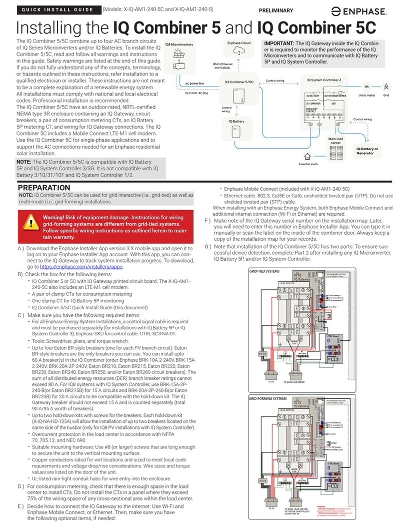 enphase IQ Combiner 5 Instruction Manual