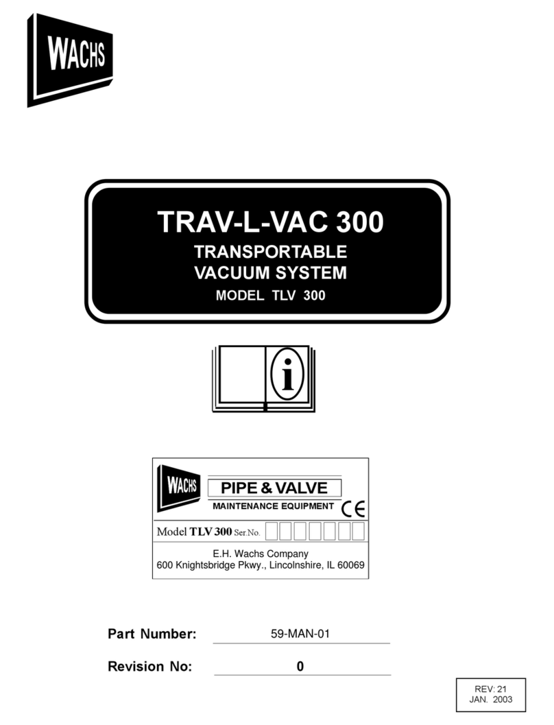 Wachs TRAV-L-VAC 300 manual