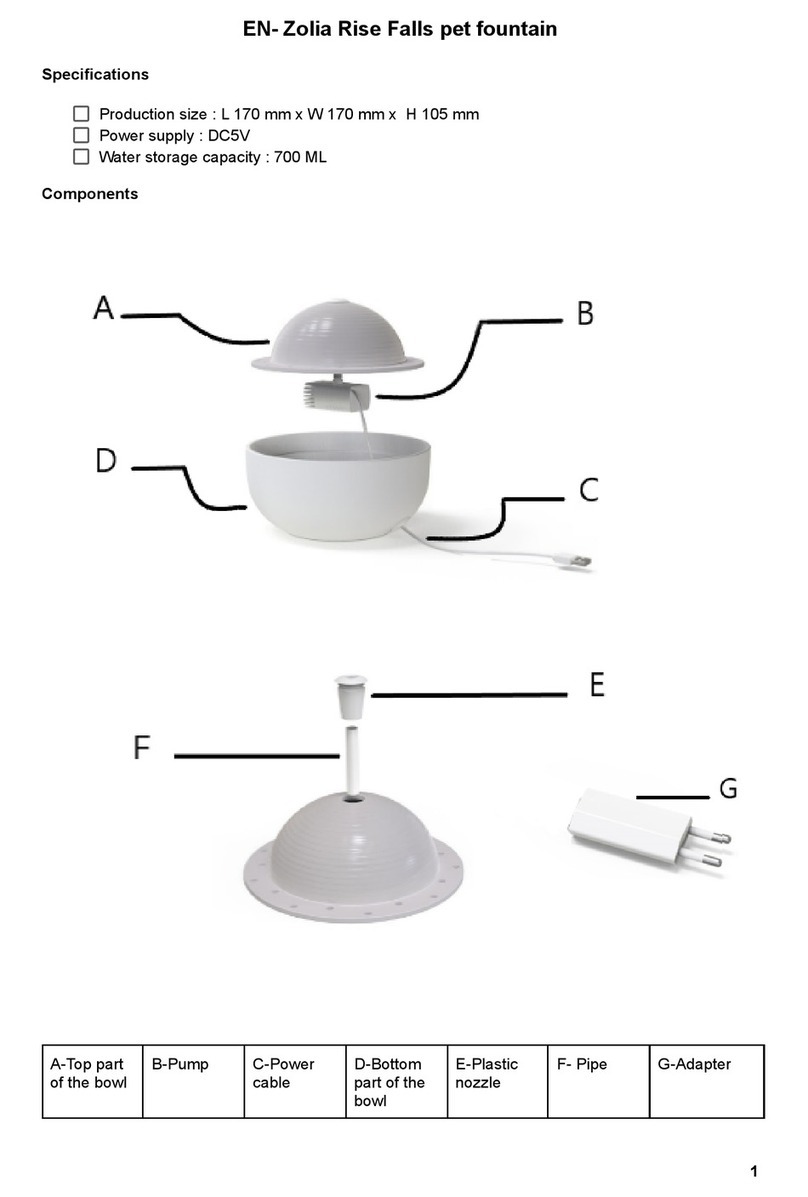 Zolia Rise Falls User manual Zolia Rise Falls User manual