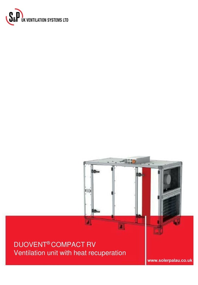 S&P DUOVENT COMPACT RV Series User manual S&P DUOVENT COMPACT RV Series User manual
