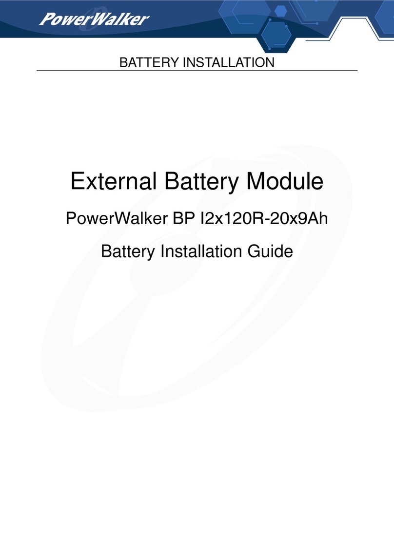 PowerWalker BPH I2x120R-20 User manual