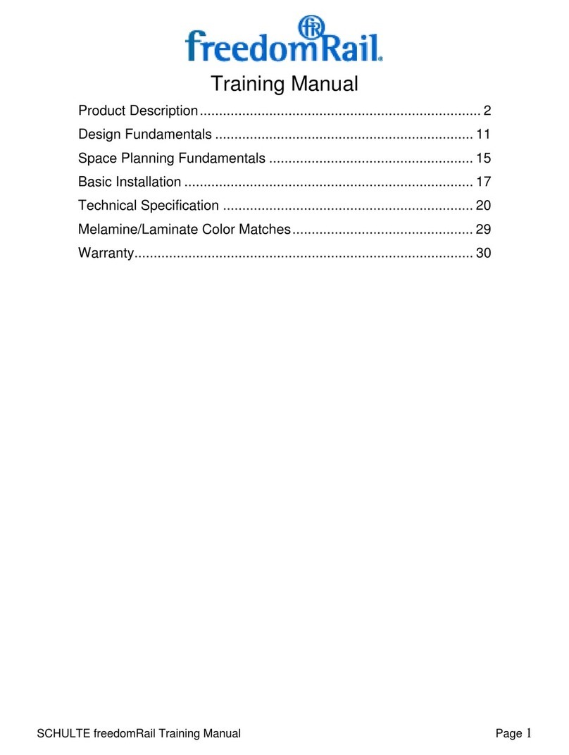 Schulte freedomRail Training manual Schulte freedomRail Training manual
