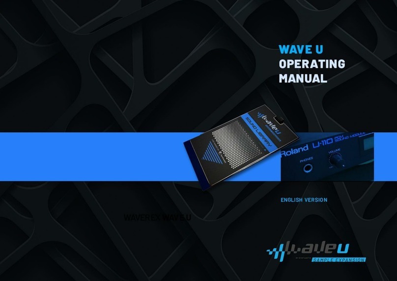 WaveReX WaveU operating manual