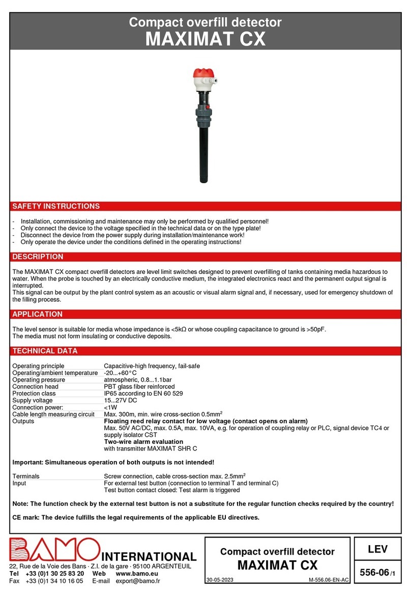 Bamo MAXIMAT CX User manual