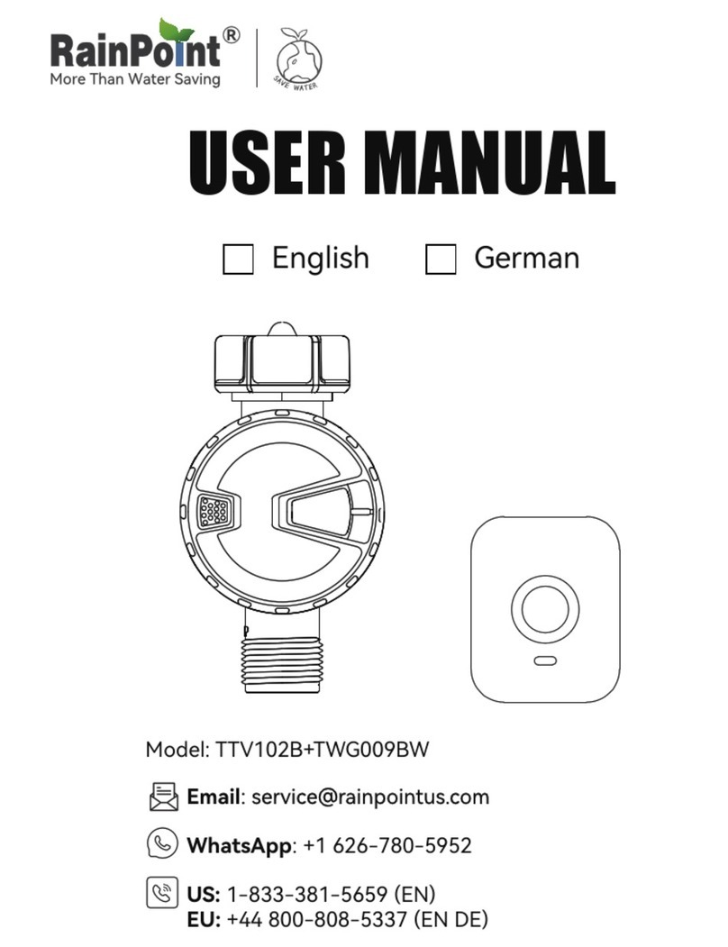 RainPoint TTV102B user manual