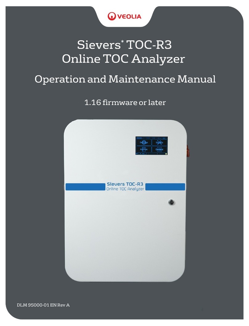 Veolia Sievers TOC-R3 Installation guide