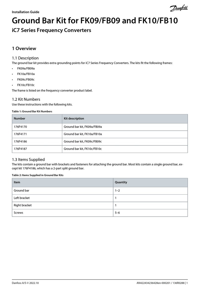 Danfoss 176F4170 User manual