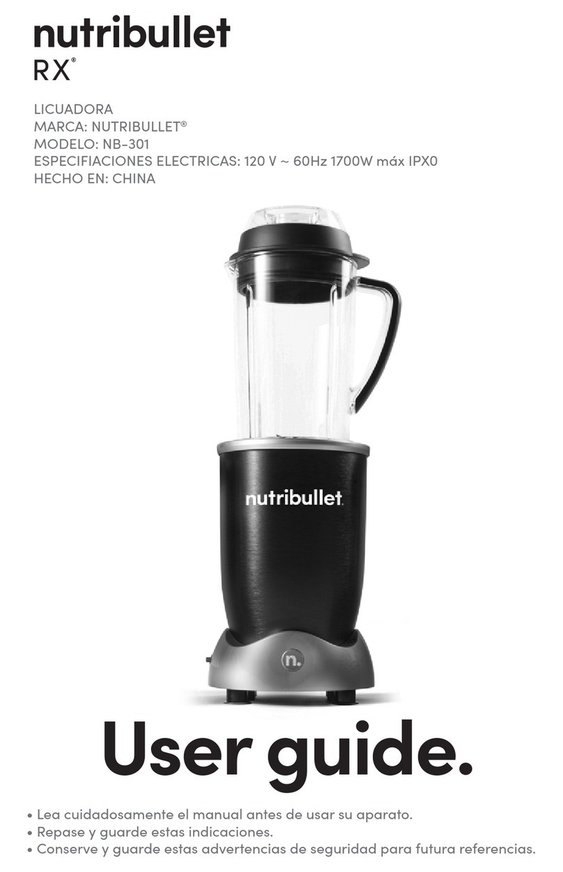NUTRIBULLET RX NB-301 User manual