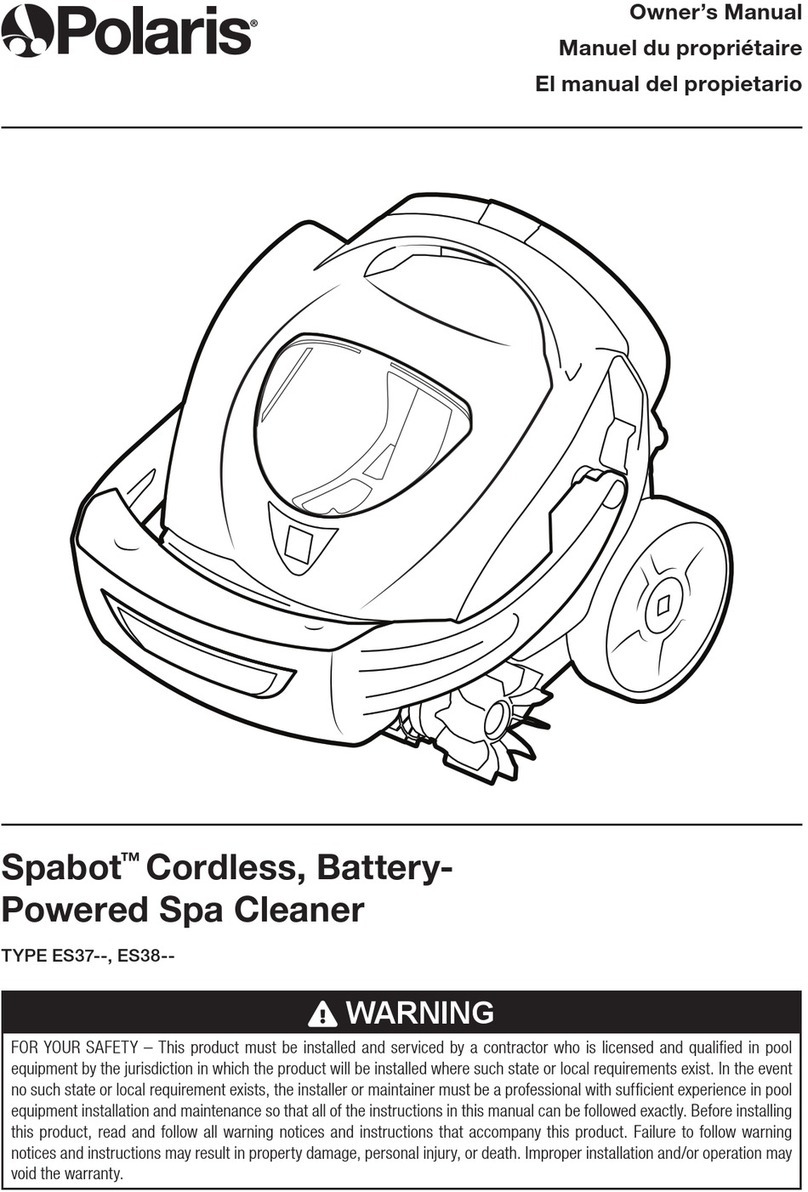 Polaris Spabot ES37 Series User manual