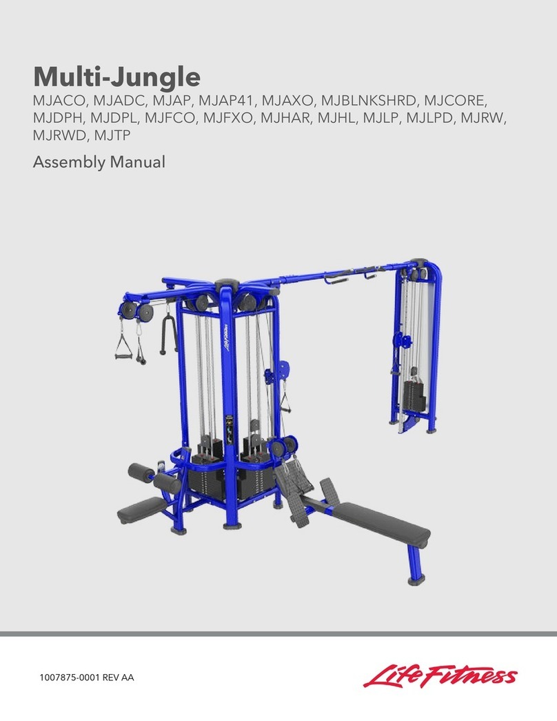 Life Fitness Multi-Jungle MJACO Assembly manual