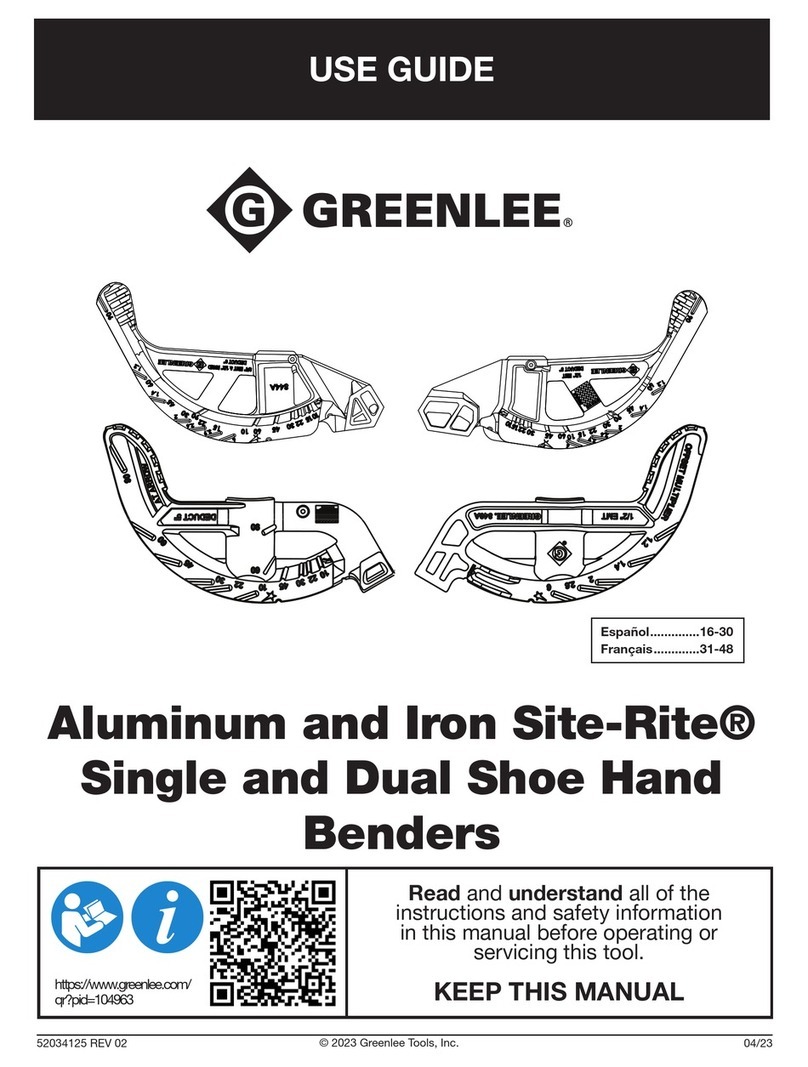 Greenlee Site-Rite 844A Use guide