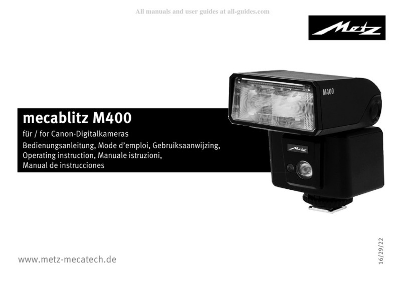Metz mecablitz M400 User manual