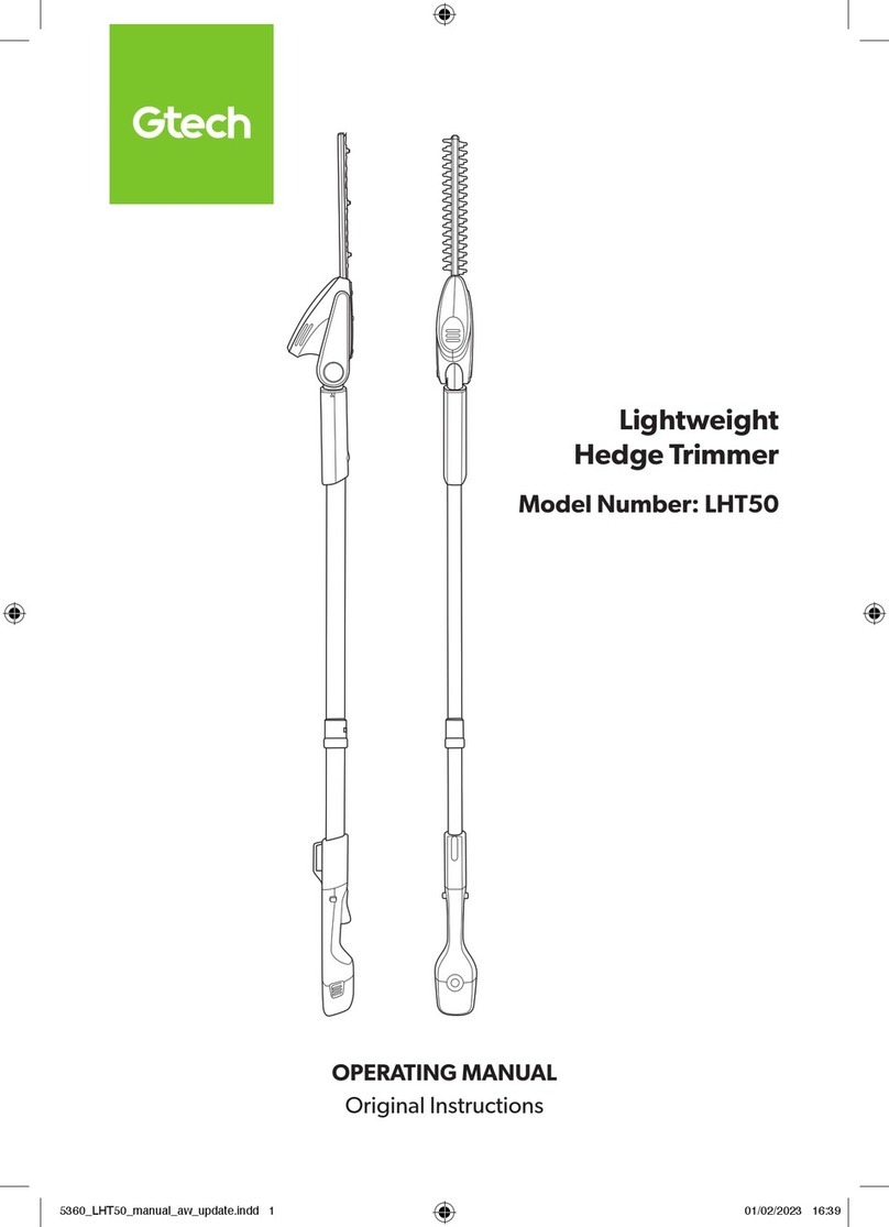 Gtech LHT50 User manual