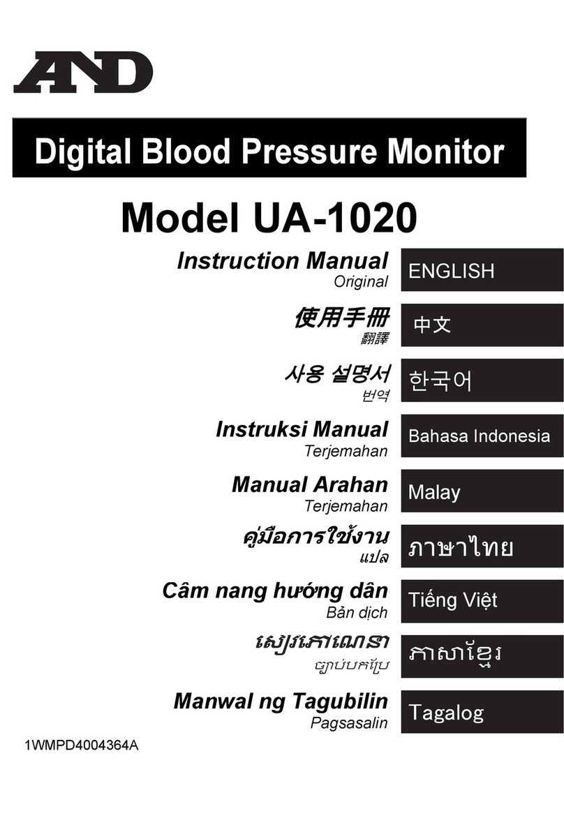 AND UA-1020 User manual