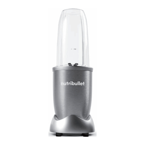 NUTRIBULLET PRO NB-201 User manual NUTRIBULLET PRO NB-201 User manual