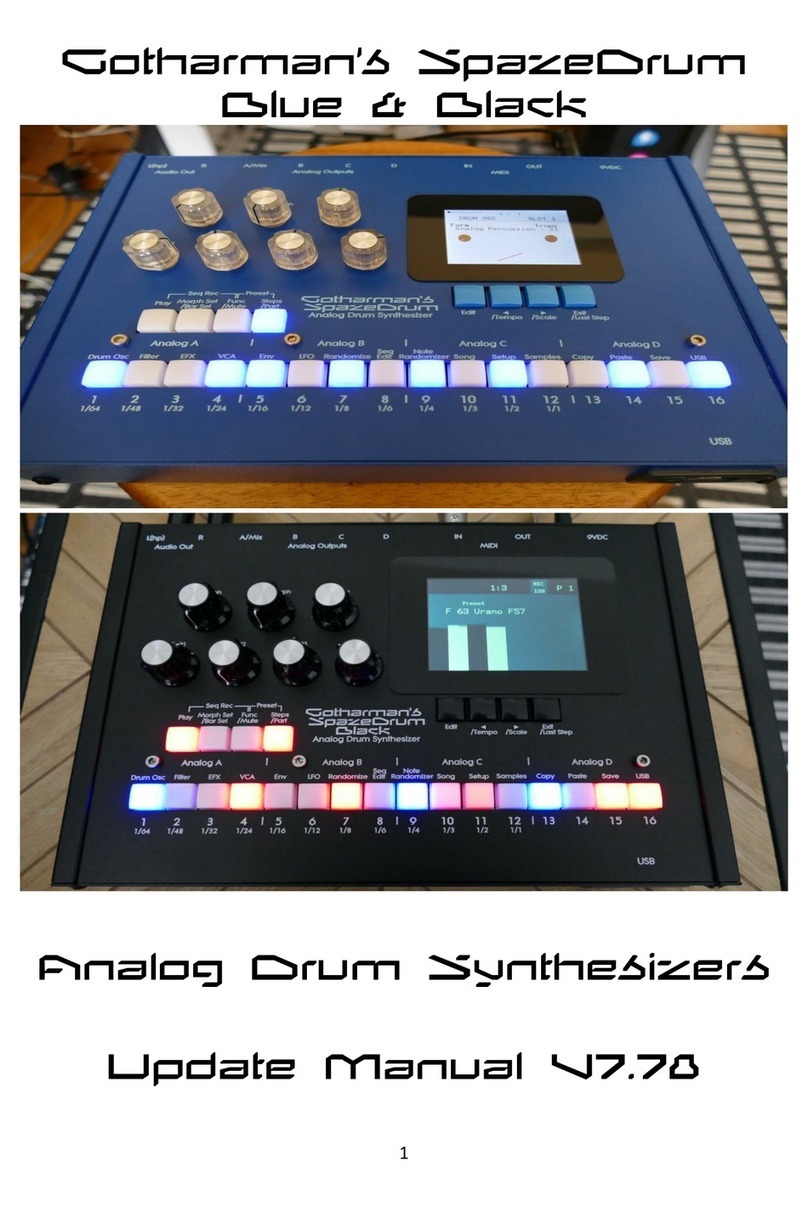 Gotharman SpazeDrum Black Update manual