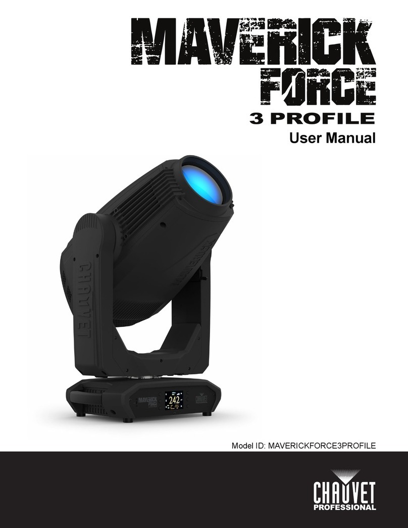 Chauvet Professional MAVERICK FORCE 3 PROFILE User manual