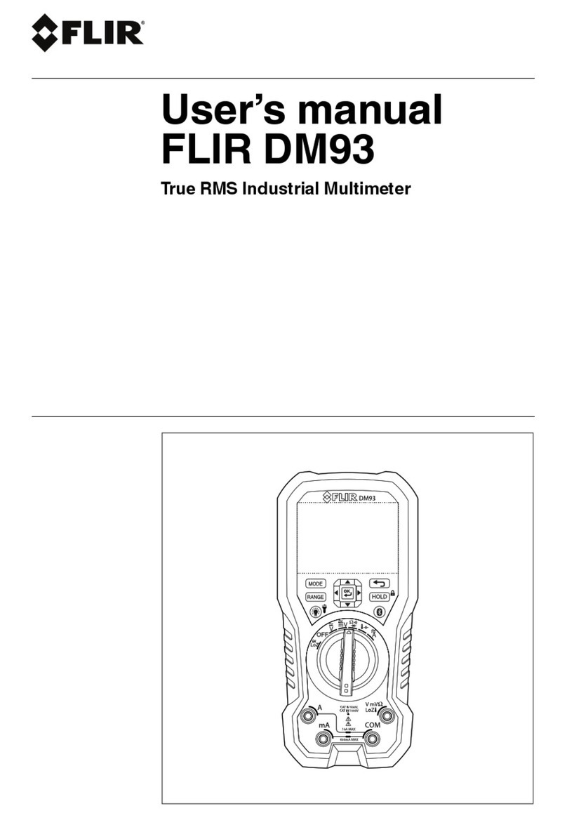 FLIR DM93 User manual