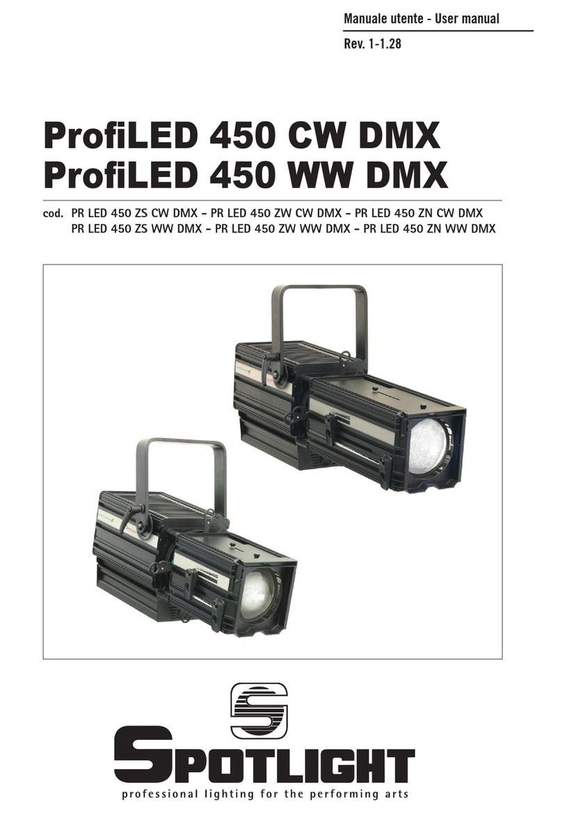 Spotlight FollowLED 450 CW DMX user manual