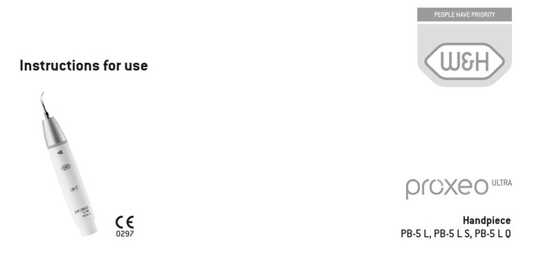 W&H proxeo ULTRA PB-5 L User manual