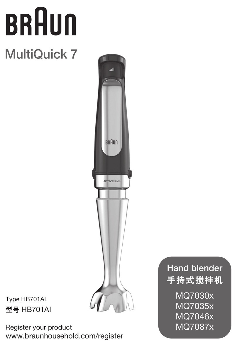 Braun MultiQuick 7 MQ7030 Series instruction manual