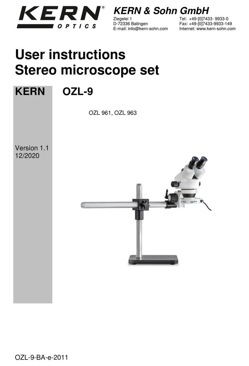 KERN OZL-9 User manual