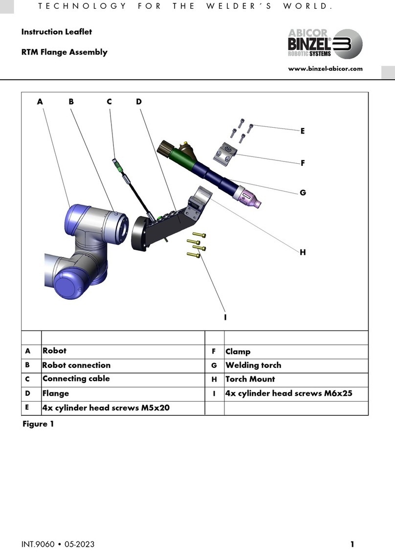 Abicor Binzel xFUME ABIROB AF500 Instruction leaflet