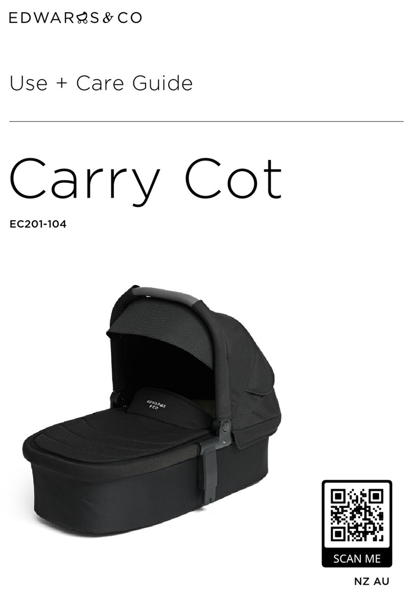 Edwards & Co Carry Cot User manual