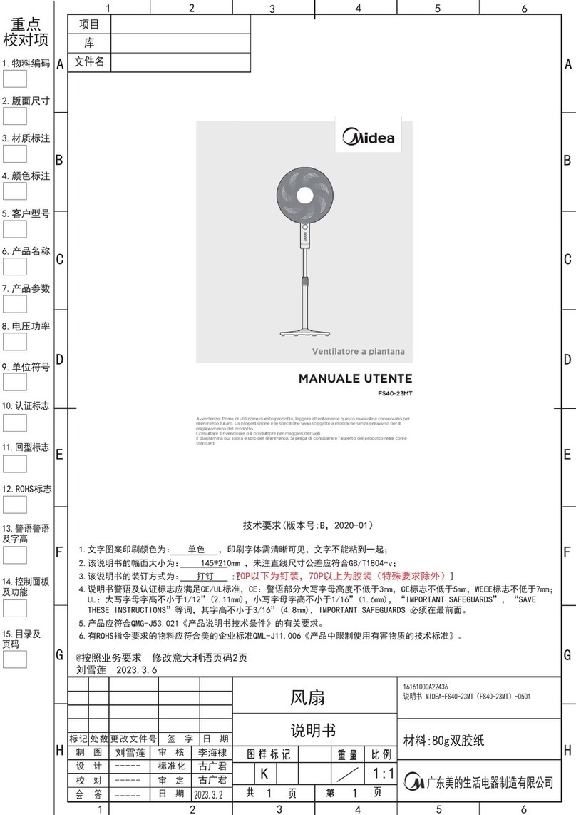 Midea FS40-23MT manual