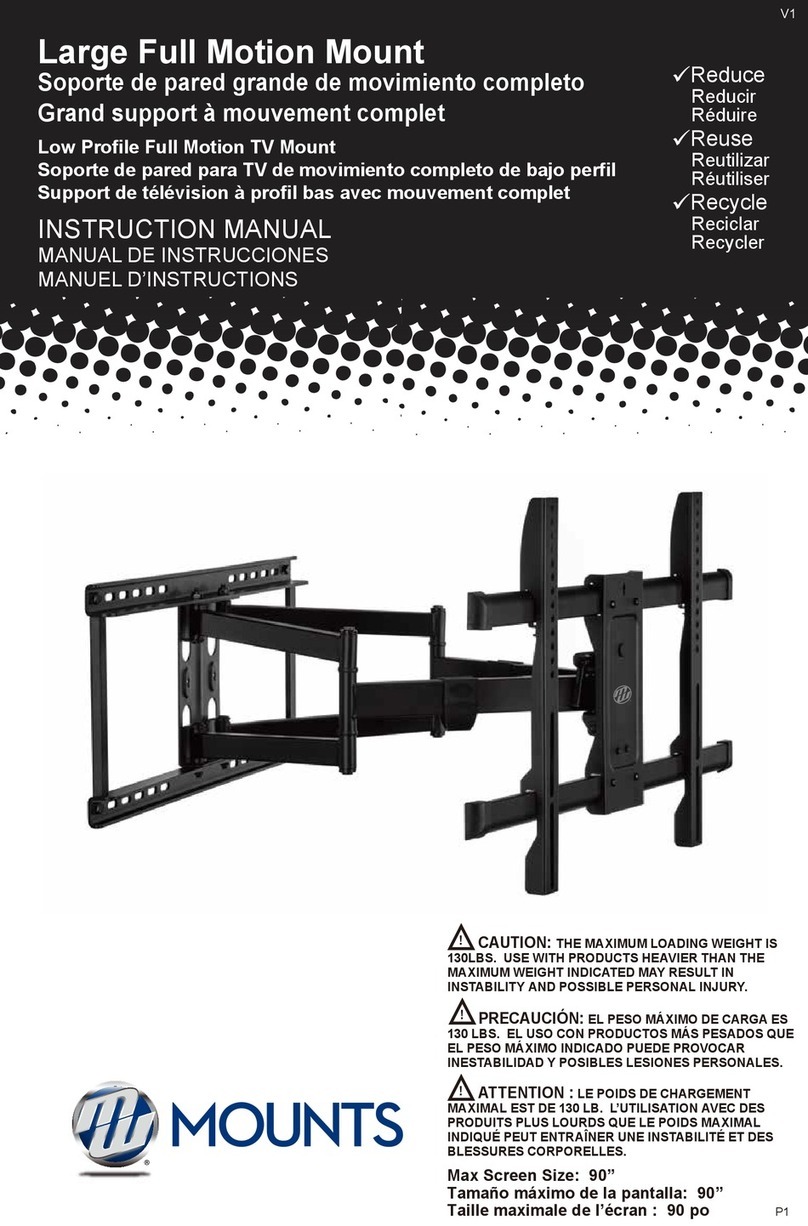 MW MOUNTS MWLFM12064 instruction manual