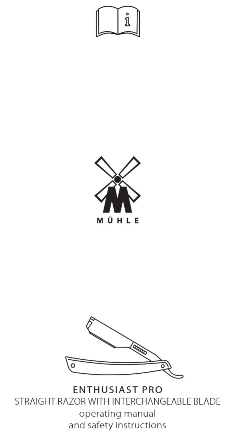 Muhle ENTHUSIAST PRO Operator's manual