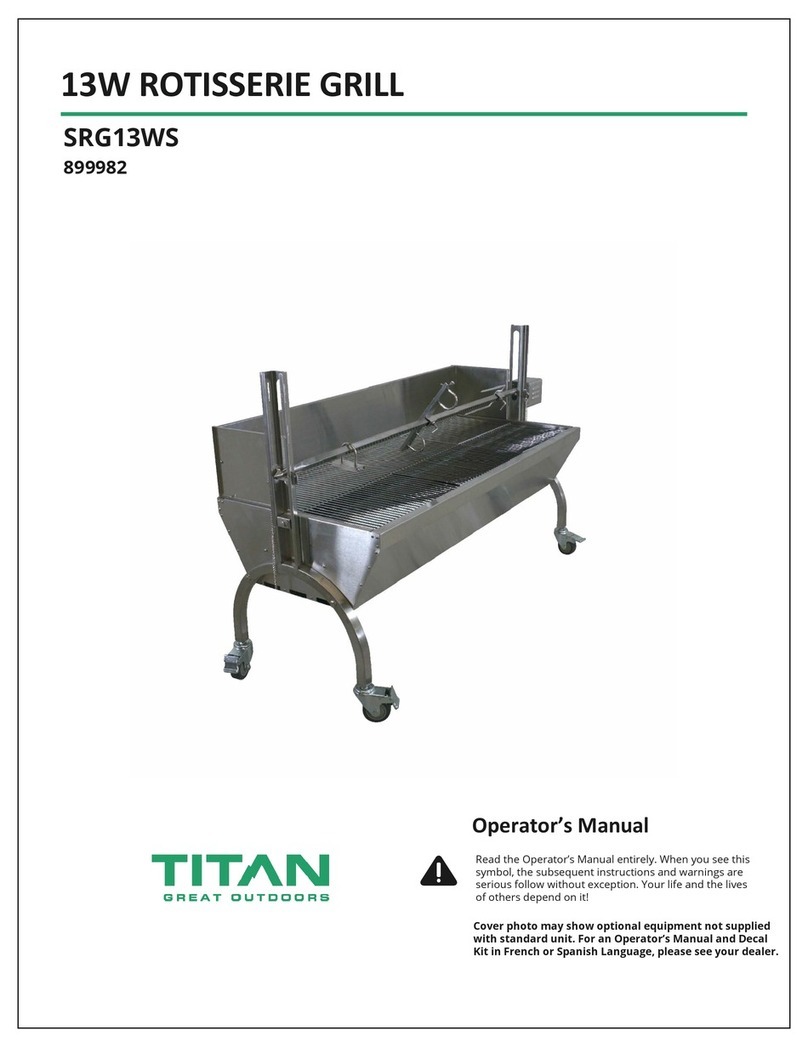 Titan SRG13WS Operator's manual