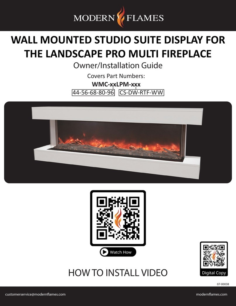 Modern Flames WMC LPM Series User manual Modern Flames WMC LPM Series User manual