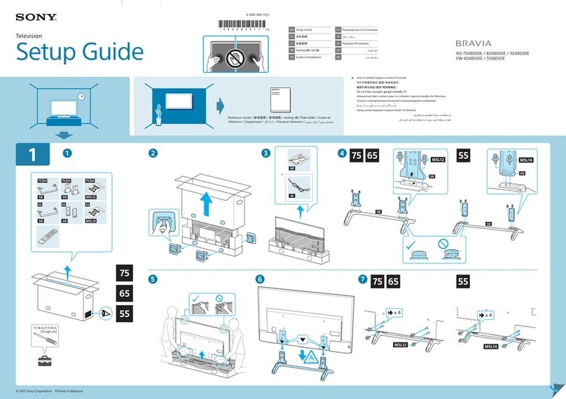 Sony KD-65X8500E User manual