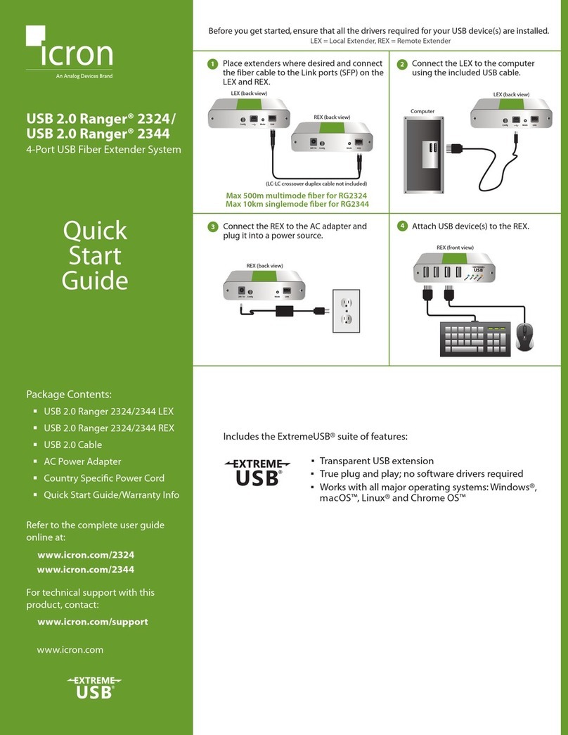 Analog Devices Icron Ranger RG2324 quick start guide