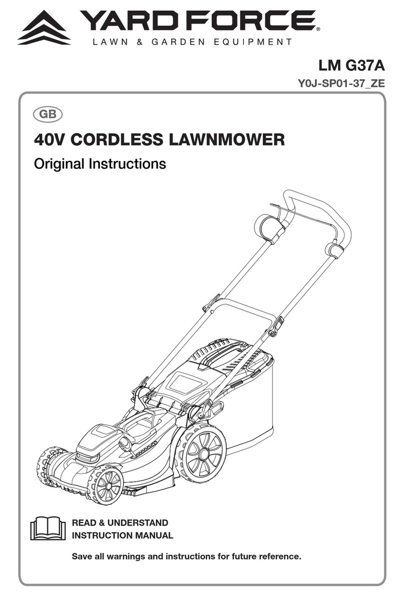 Yard force LM G37A User manual