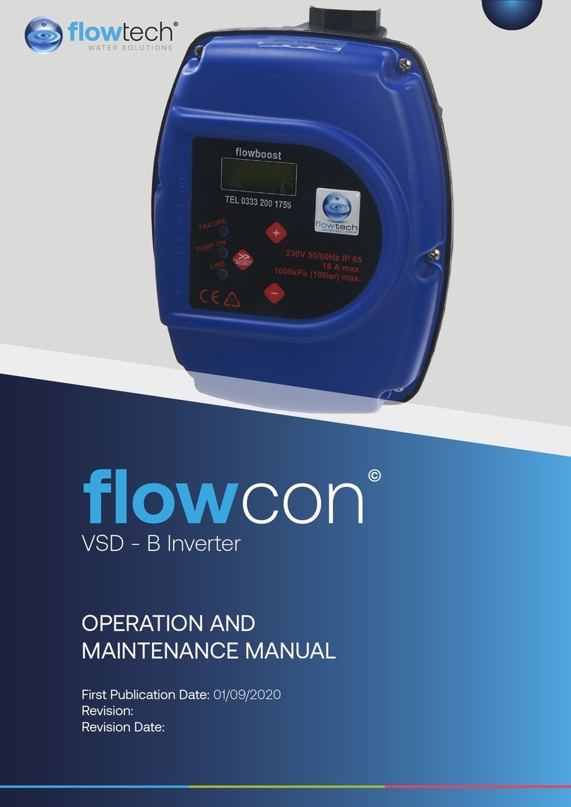 FLOWTECH flowcon User manual